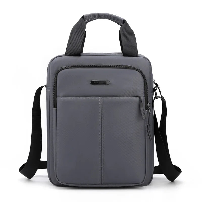 Men's Crossbody Bag Business Handbag Waterproof Zipper Shoulder P