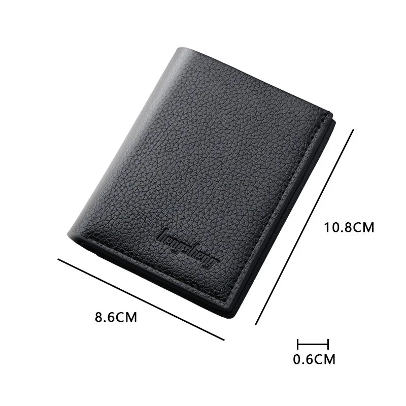Men's Wallet Soft Leather Multi-function Wallet Tide Short Men's Wallet