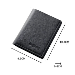 Men's Wallet Soft Leather Multi-function Wallet Tide Short Men's Wallet