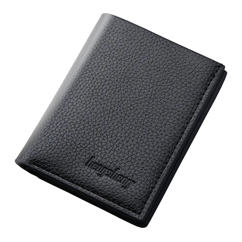 Men's Wallet Soft Leather Multi-function Wallet Tide Short Men's Wallet