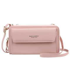 Mini Crossbody Shoulder Bag for Women with High Cell Phone Pocket