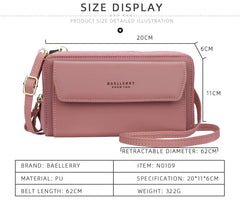 Mini Crossbody Shoulder Bag with Phone Pocket