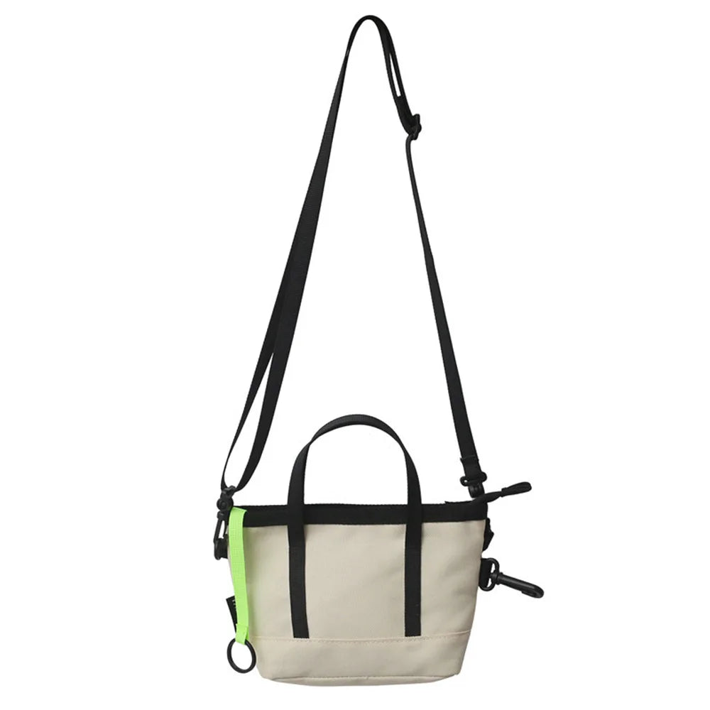 Reflective Strip Mini Shoulder Bag Unisex Chest Crossbody Tote Handbag