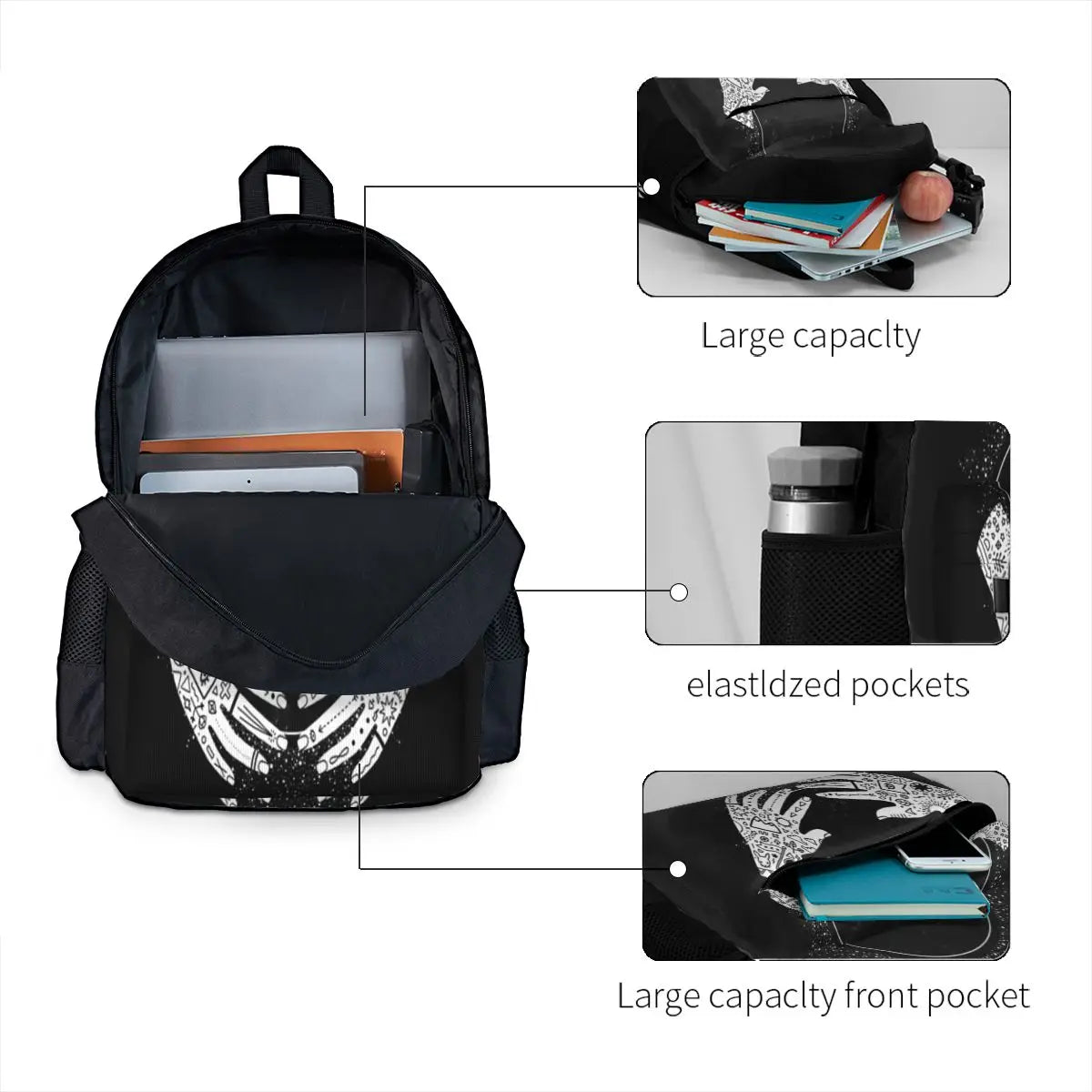 Moon Backpacks Men's & Women's Bag Children's Backpack