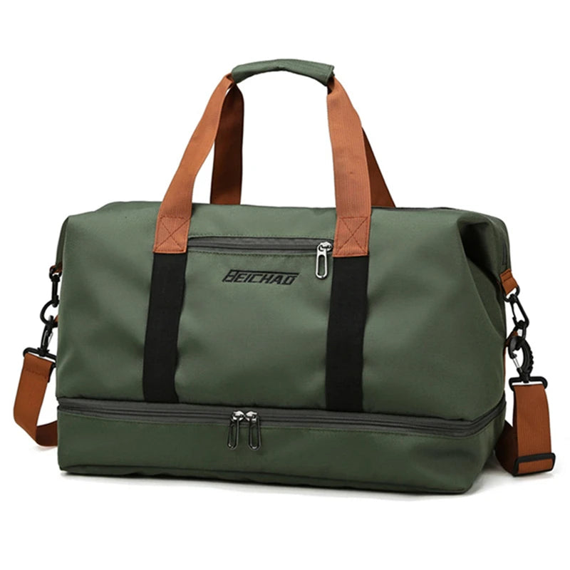 Large Capacity Multifunctional Camping Travel Backpack Gym Duffel Bag