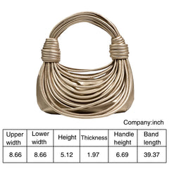 Hand Woven Rope Knot Shoulder Bag Crossbody Bag