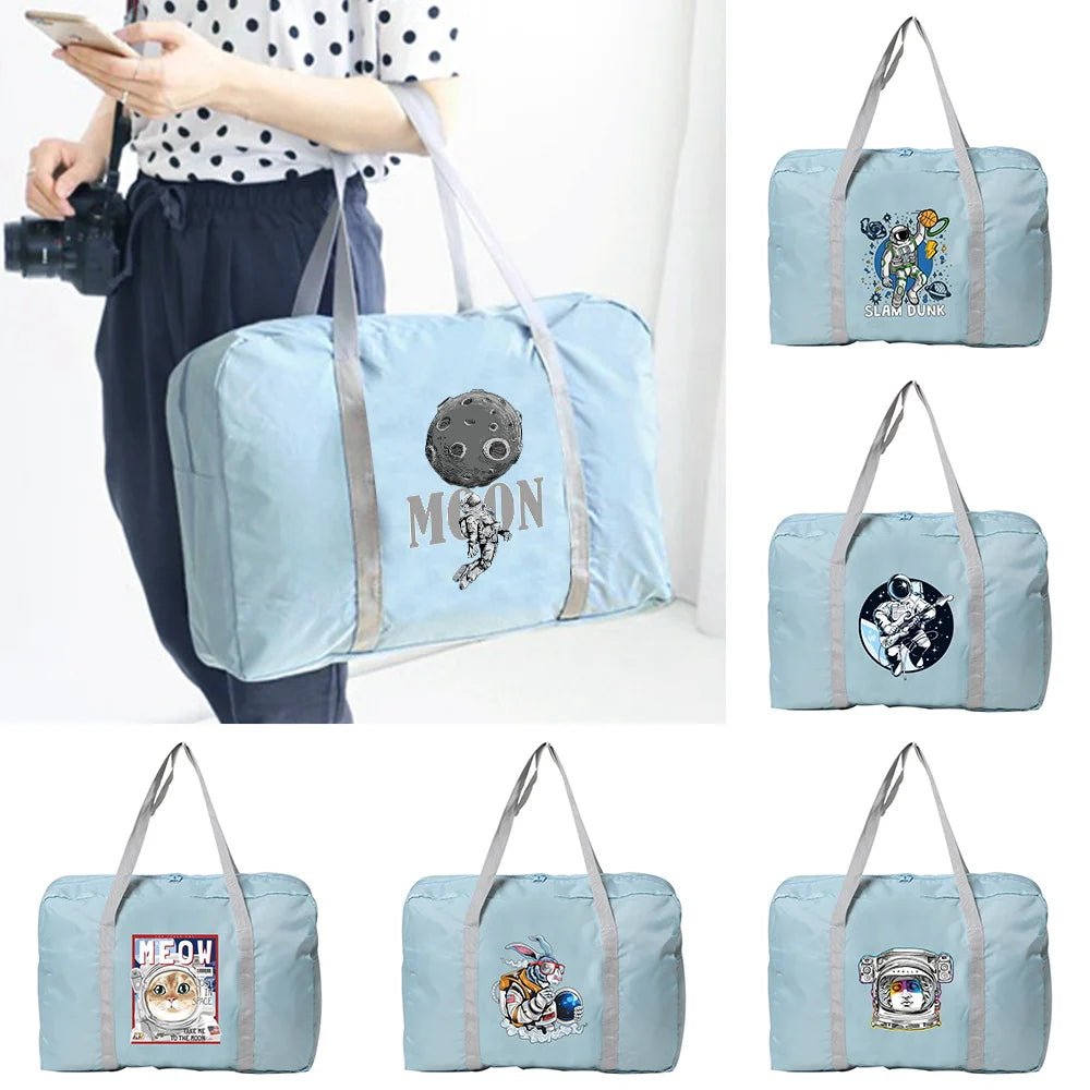 Nylon Foldable Travel Bag Luggage Women WaterProof Handbags