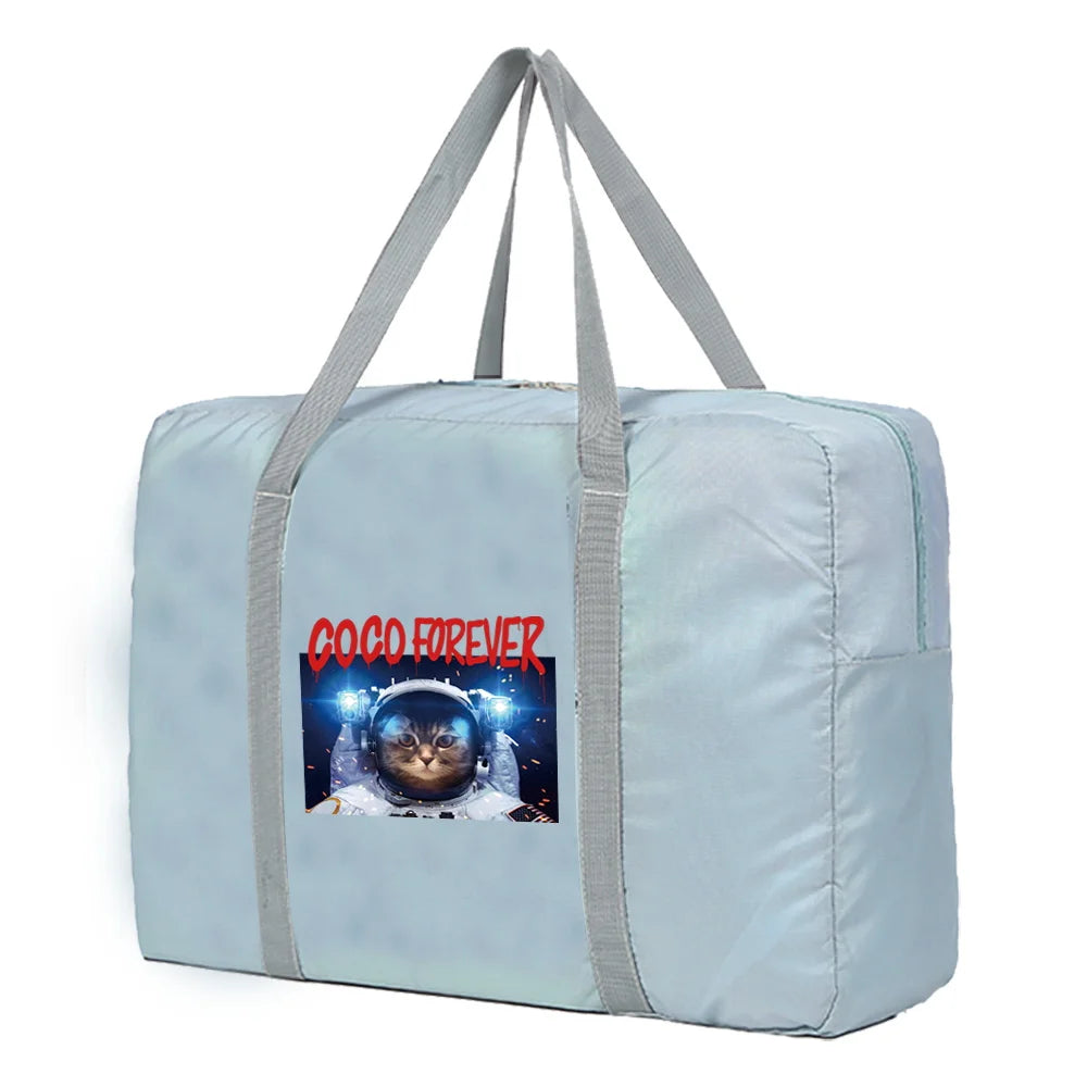 Nylon Foldable Travel Bag Luggage Women WaterProof Handbags