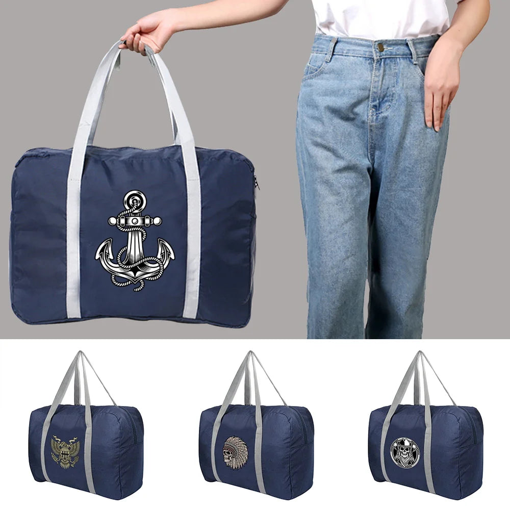 Foldable Travel Bags Unisex Clothes Organizers Duffle Bag