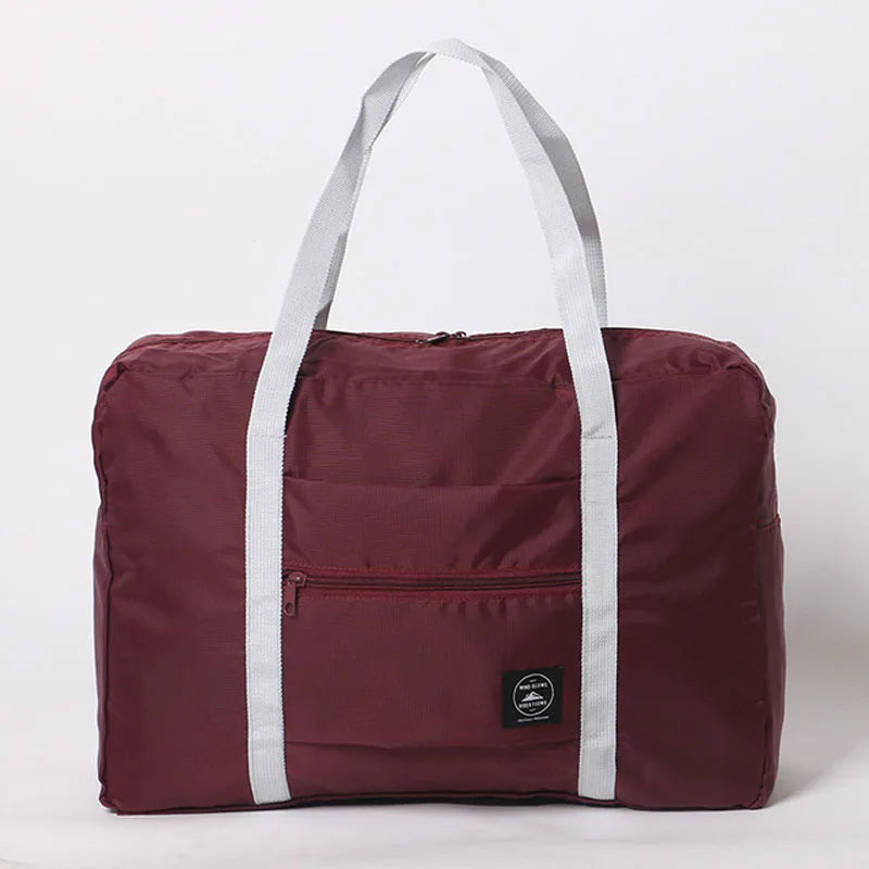Nylon Foldable Travel Bags Large Capacity Unisex