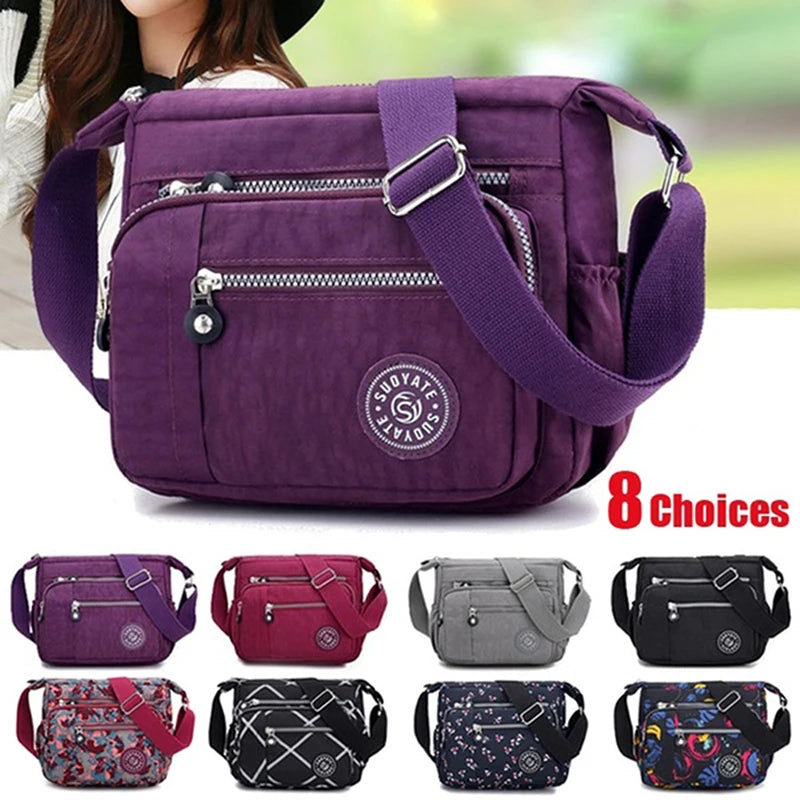 Nylon Handbags Messenger Bag Waterproof Oxford Cloth Bag Canvas Shoulder Bag