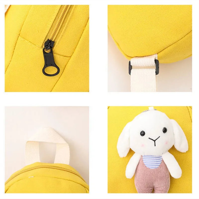 Nylon Kids Bag Kindergarten School Backpacks for Girls