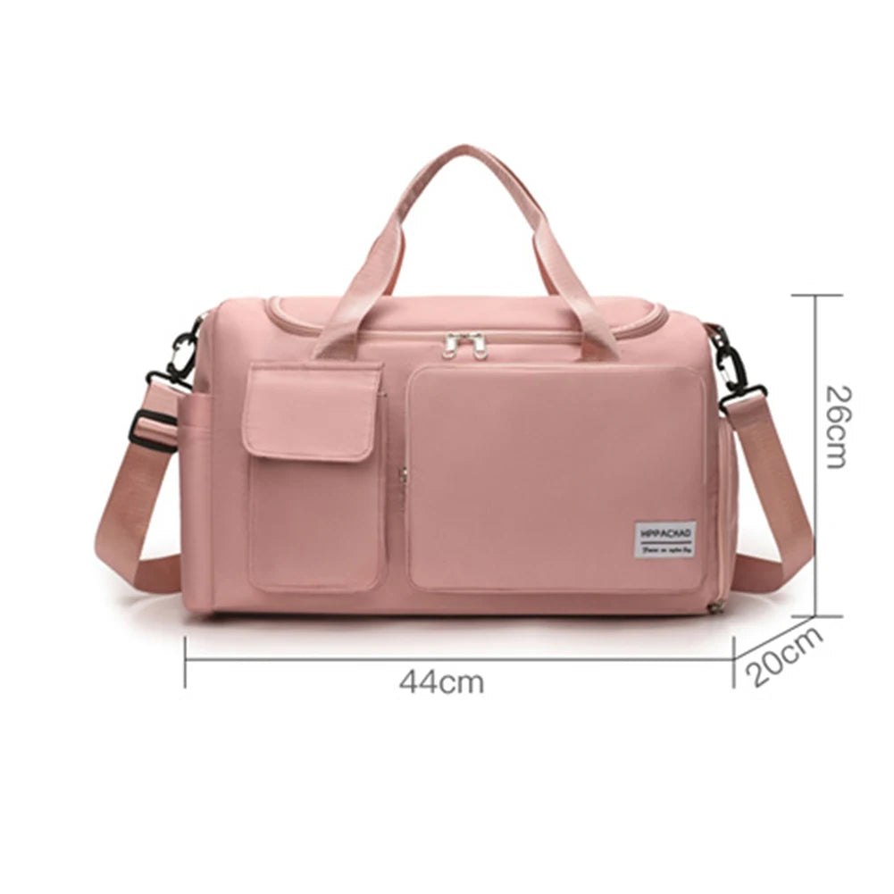 Nylon Travel Handbag Gym Bag Sports Shoulder Bag Weekend Handbag