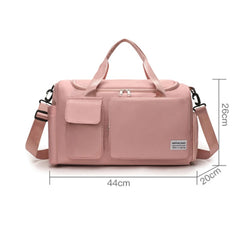 Nylon Travel Handbag Gym Bag Sports Shoulder Bag Weekend Handbag