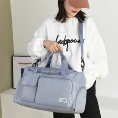 Nylon Travel Handbag Gym Bag Sports Shoulder Bag Weekend Handbag