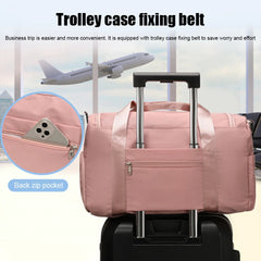 Nylon Travel Handbag Gym Bag Sports Shoulder Bag Weekend Handbag