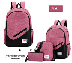 Waterproof Nylon Shoulder Bag Laptop Backpack Hiking Travel Bag