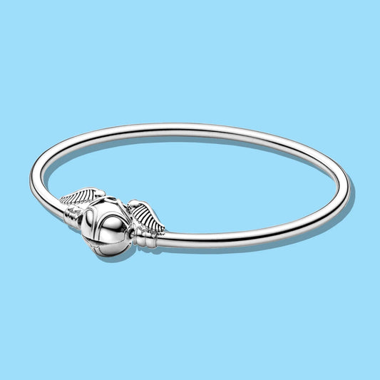 925 Sterling Silver Golden Snitch Bracelet Jewelry