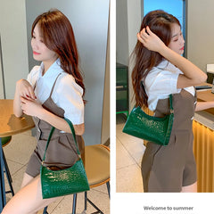 Crocodile Pattern Totes Shoulder Bag for Women