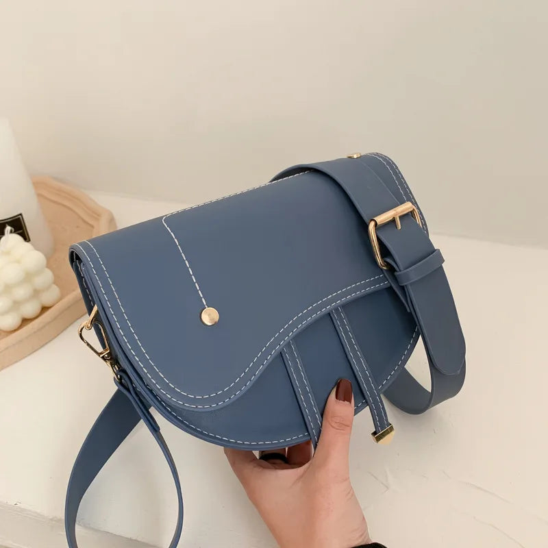 Mini Saddle Bag Women's Crossbody Messenger Bag