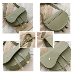 Mini Saddle Bag Women's Crossbody Messenger Bag
