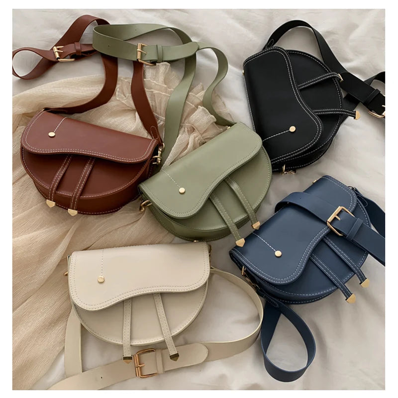 Mini Saddle Bag Women's Crossbody Messenger Bag