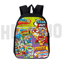 Anime Zings Series Backpack Children Cartoon Superzings Bag for Teenager