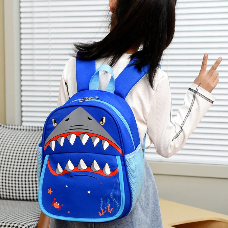 Shark School Bag Backpack for Kids 3-7 Years Old