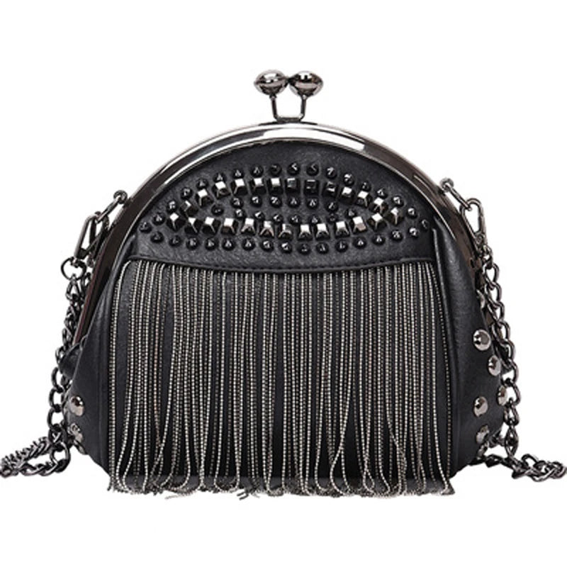 Shell Handbags Messenger Bag for Women Tassel Bag Girl Bolsa Crossbody Bags