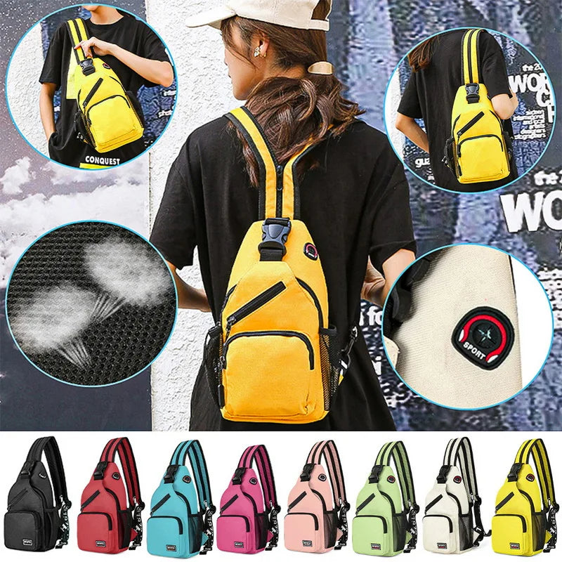 Casual Shoulder Chest Bag Business Travel Backpack