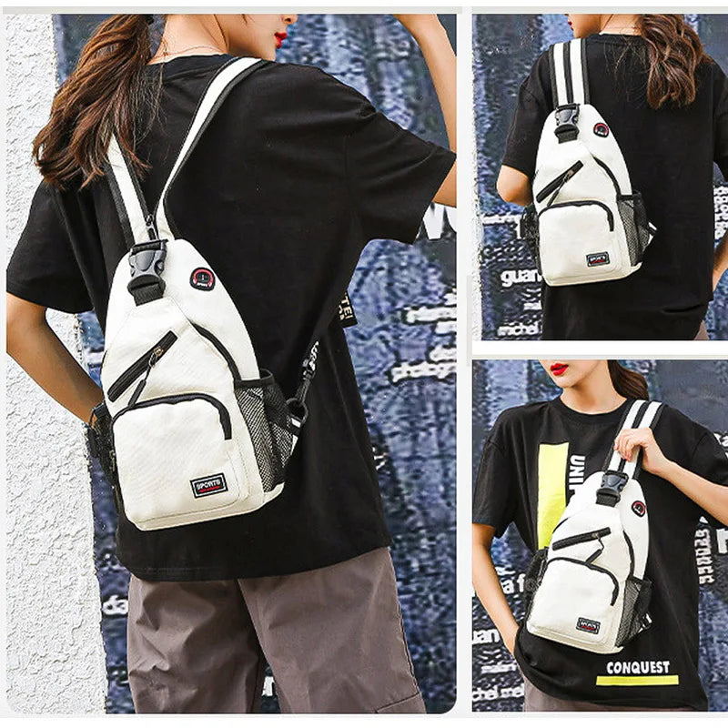 Casual Shoulder Chest Bag Business Travel Backpack