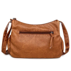 Women's Soft PU Leather Shoulder Bag Crossbody Multi-pocket Messenger Handbag