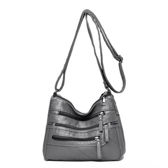 Women's Shoulder Crossbody Bag High PU Leather Messenger Handbag