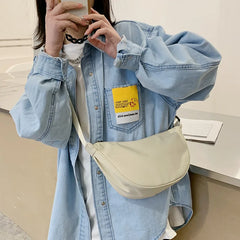 Small Nylon Messenger Shoulder Bag for Women