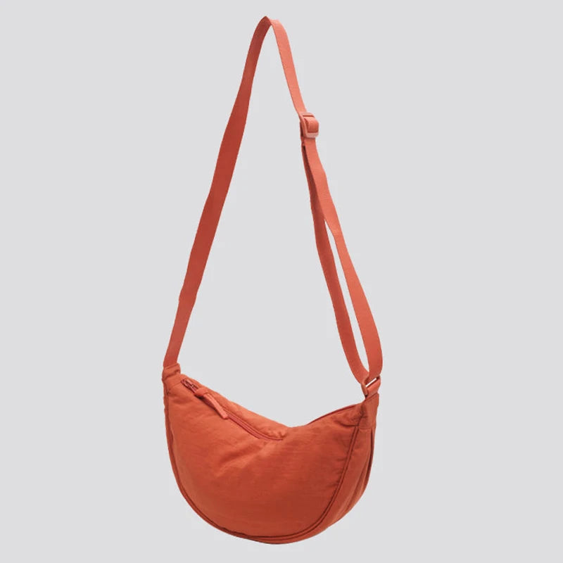 Nylon Crossbody Bag for Women Large Capacity Tote Lady Travel Shopper Bag