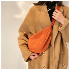 Nylon Crossbody Bag for Women Large Capacity Tote Lady Travel Shopper Bag