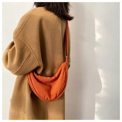 Nylon Crossbody Bag for Women Large Capacity Tote Lady Travel Shopper Bag