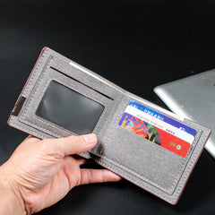 Youth Denim Wallet Multi-slot Large Capacity Horizontal Wallet