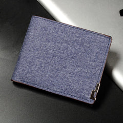 Youth Denim Wallet Multi-slot Large Capacity Horizontal Wallet