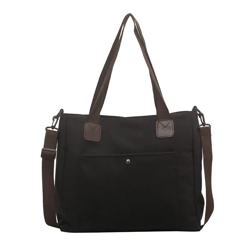 Large Capacity Casual Canvas Shopping Bag