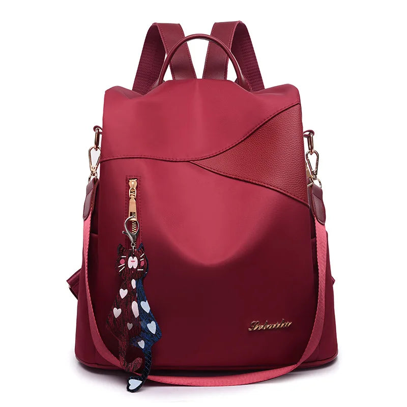 Ladies Backpack Student Anti-theft Sequins College Bag