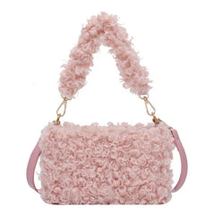 Plush Small Square Bag Shoulder Bag