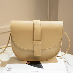 Small Flap Crossbody Bag PU Leather Shoulder Messenger Handbag for Women
