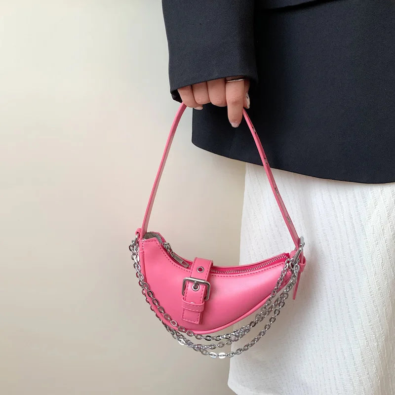 Women's Leather Saddle Crossbody Bag Shoulder Handbag Purse