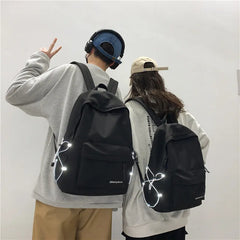 Solid Women Rucksack Large School Bag Backpack Teenage Girls