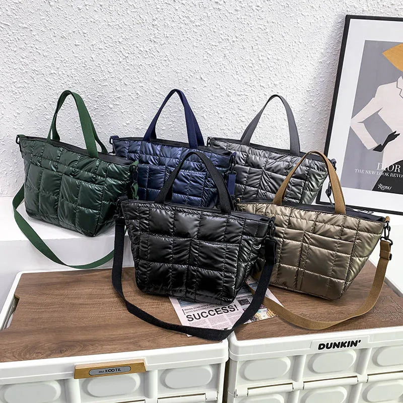 Space Cotton Nylon Shoulder Crossbody Bags for Women