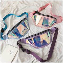 Holographic Sports Fanny Pack Waterproof Phone Pouch