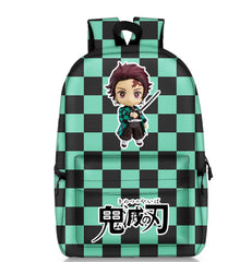 Anime Demon Slayer Backpack Schoolbag Travel Bag