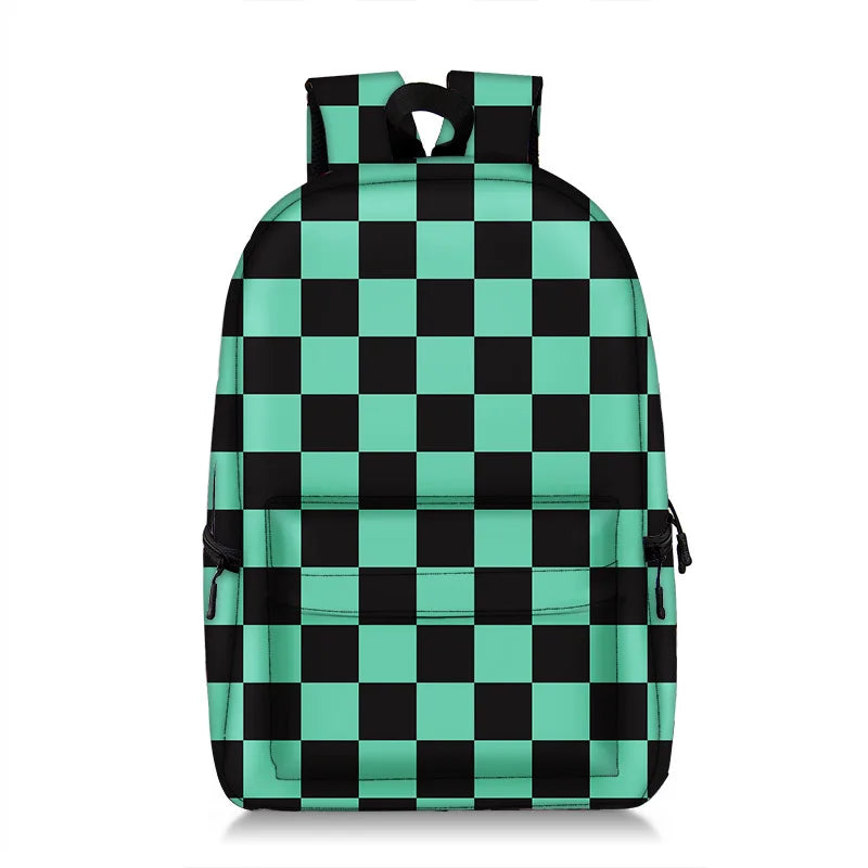 Anime Demon Slayer Print Backpack for Students Teens Men Women