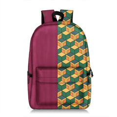 Anime Demon Slayer Backpack Schoolbag Travel Bag